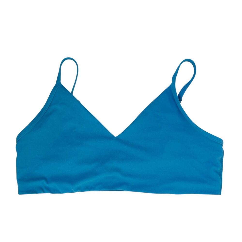 Aritzia Golden Hold Tight Sports Bra XL Blue Athleisure Gym Yoga Low Impact